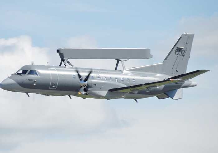 ЗМІ повідомили про політ шведського літака РЛС Saab 340 над Україною